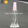 botella de cristal de la forma de los pescados del embalaje del perfume usado del aerosol con el rociador plástico